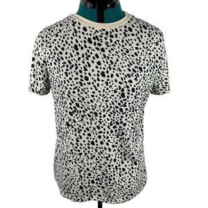 Anthropologie animal print T-shirt- size M